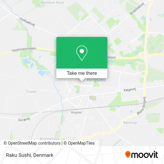 Raku Sushi map