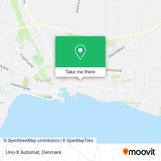 Uno-X Automat map