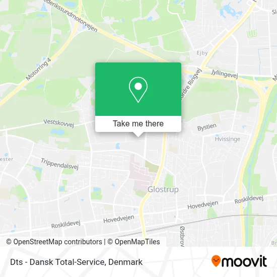 Dts - Dansk Total-Service map