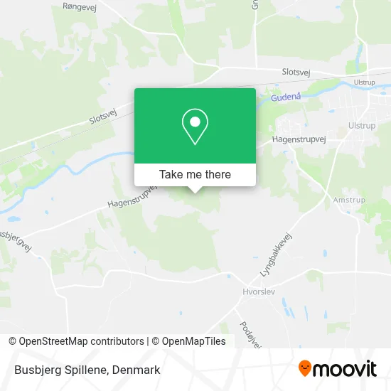Busbjerg Spillene map