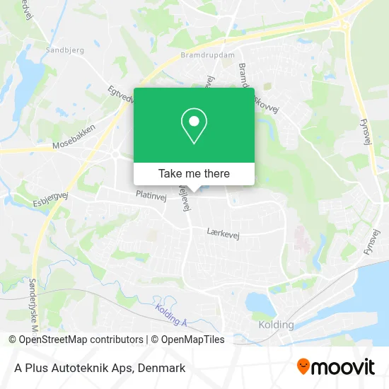 A Plus Autoteknik Aps map