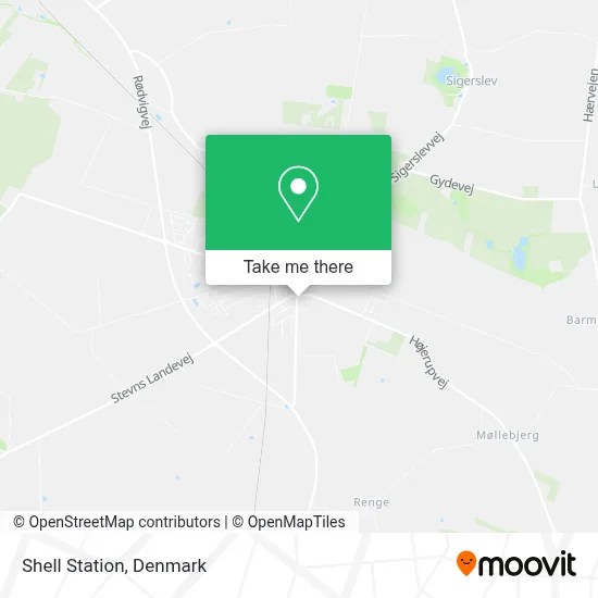 Shell Station map