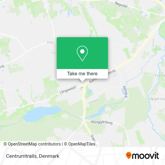 Centrumtrails map