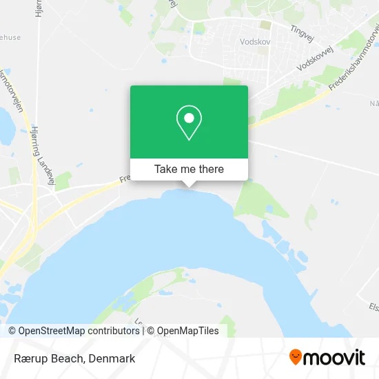 Rærup Beach map