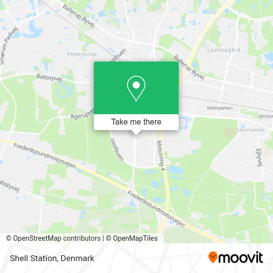 Shell Station map