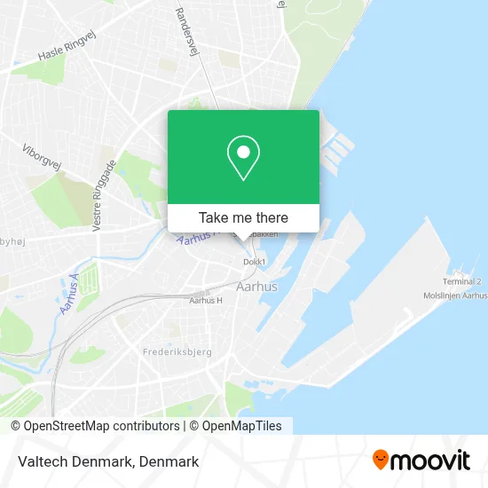 Valtech Denmark map