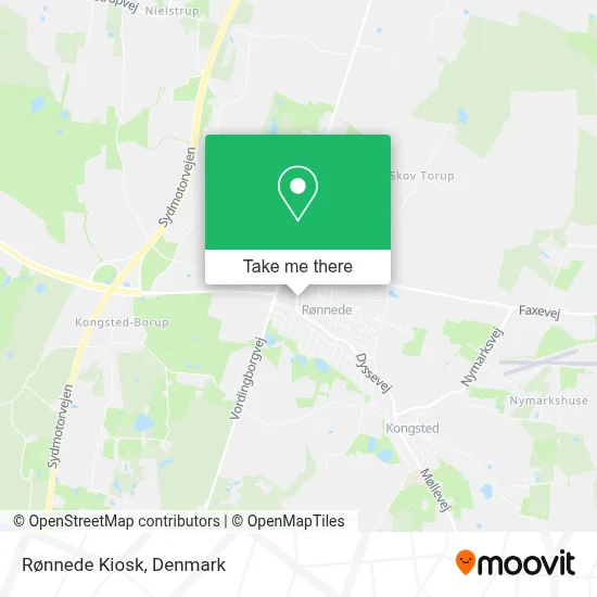 Rønnede Kiosk map