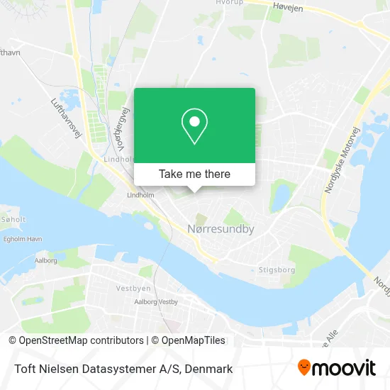 Toft Nielsen Datasystemer A/S map