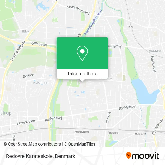 Rødovre Karateskole map