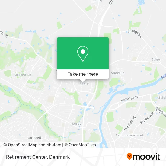 Retirement Center map