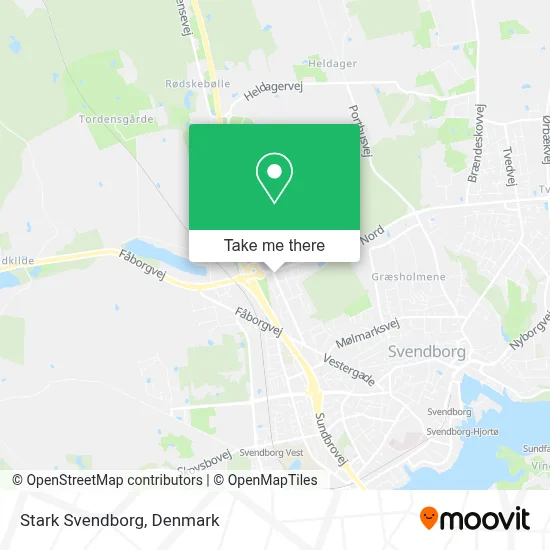 Stark Svendborg map