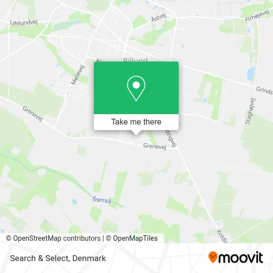 Search & Select map