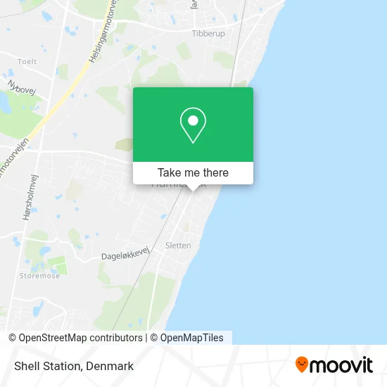 Shell Station map