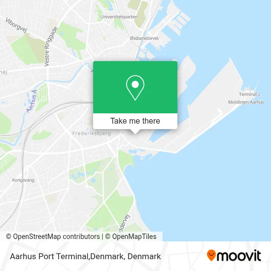 Aarhus Port Terminal,Denmark map