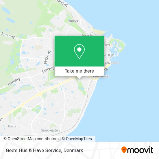Gee's Hus & Have Service map