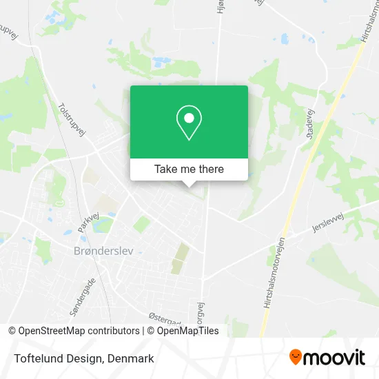 Toftelund Design map