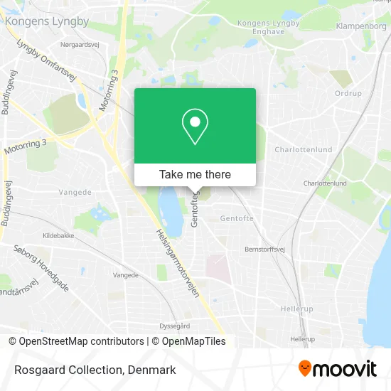 Rosgaard Collection map