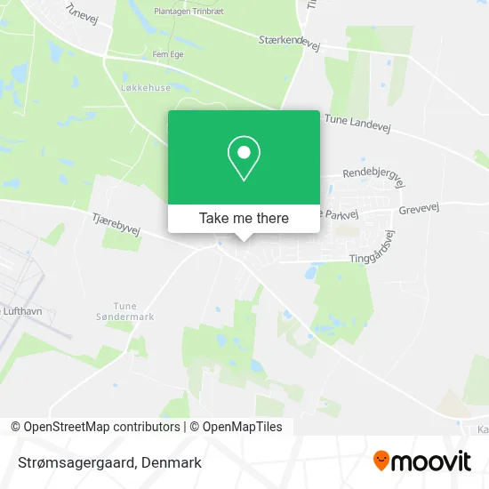 Strømsagergaard map