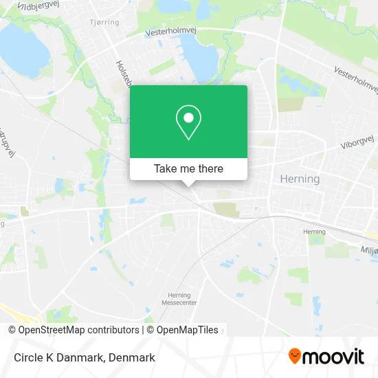 Circle K Danmark map