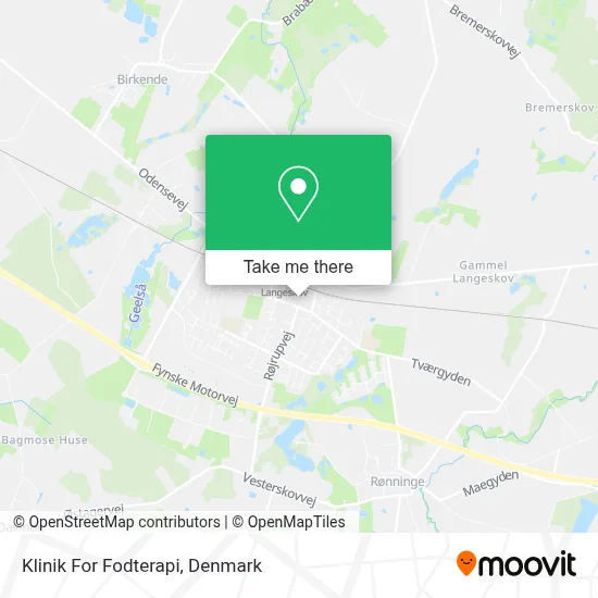 Klinik For Fodterapi map