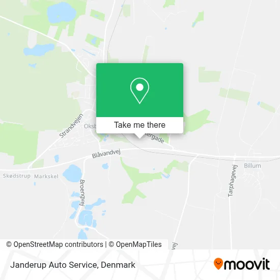 Janderup Auto Service map