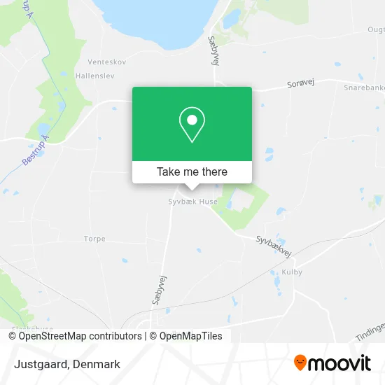 Justgaard map