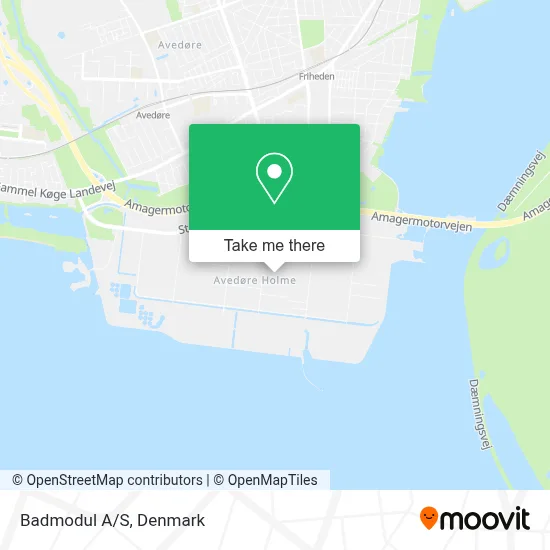 Badmodul A/S map
