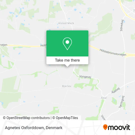 Agnetes Oxforddown map