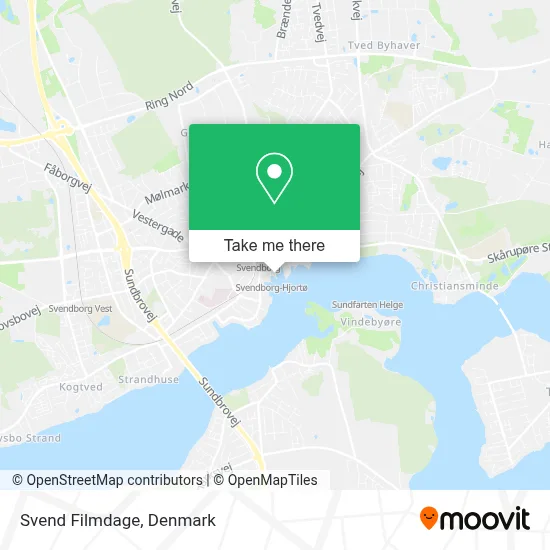 Svend Filmdage map