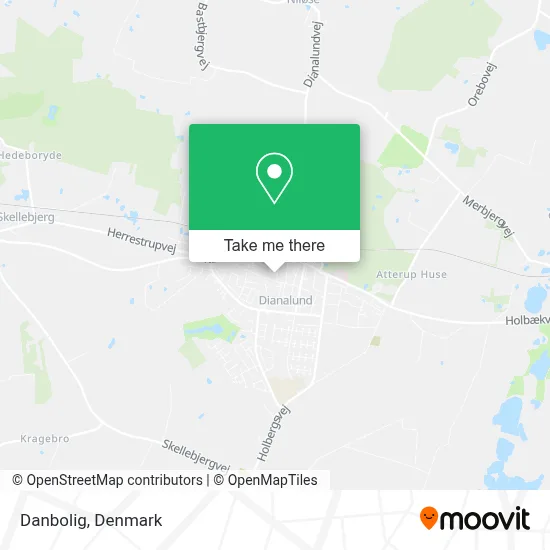 Danbolig map