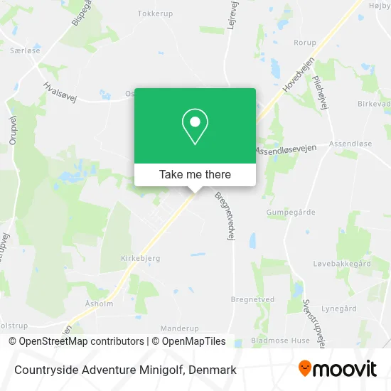 Countryside Adventure Minigolf map
