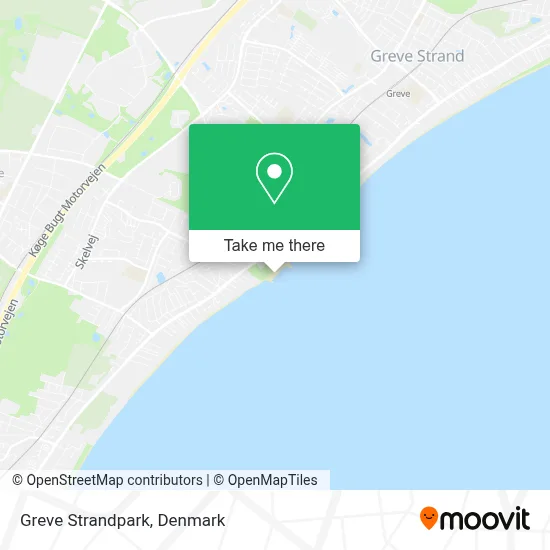 Greve Strandpark map