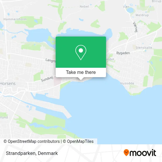 Strandparken map