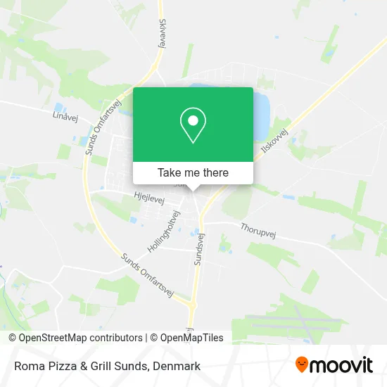 Roma Pizza & Grill Sunds map