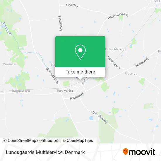 Lundsgaards Multiservice map