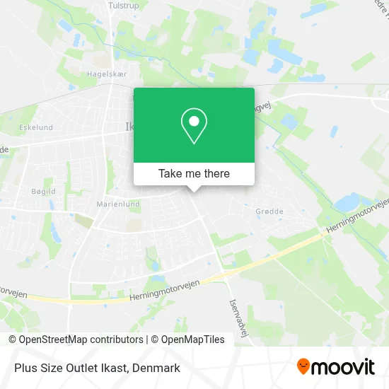 Plus Size Outlet Ikast map