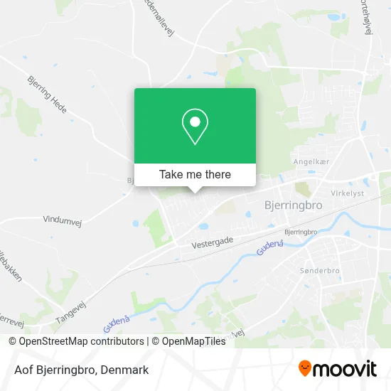 Aof Bjerringbro map