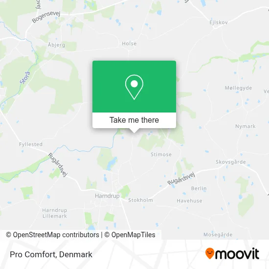 Pro Comfort map