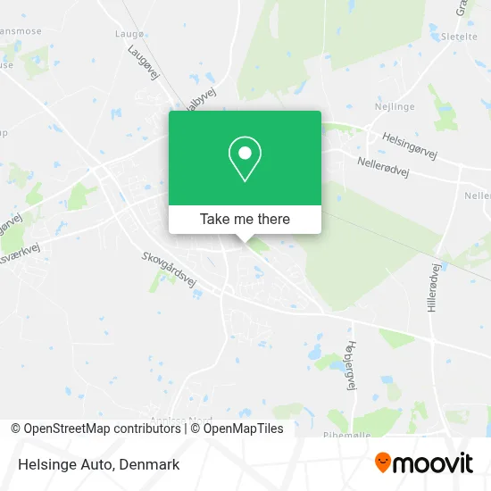 Helsinge Auto map