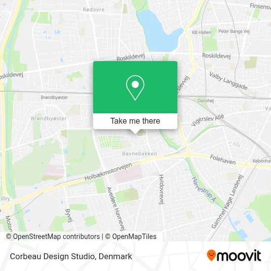 Corbeau Design Studio map