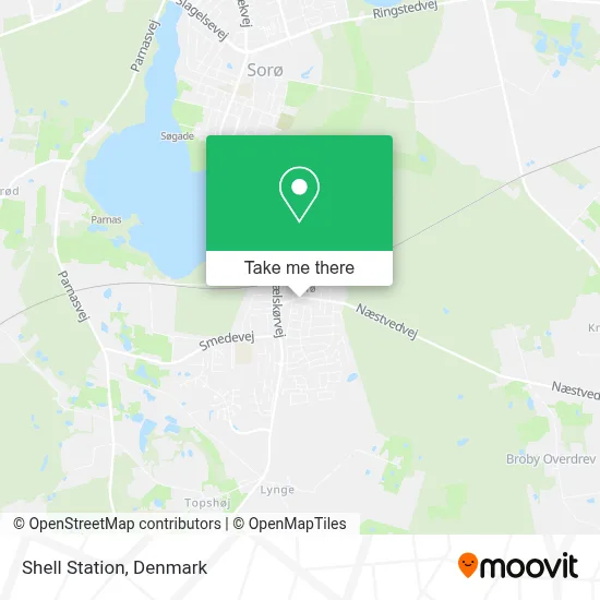 Shell Station map