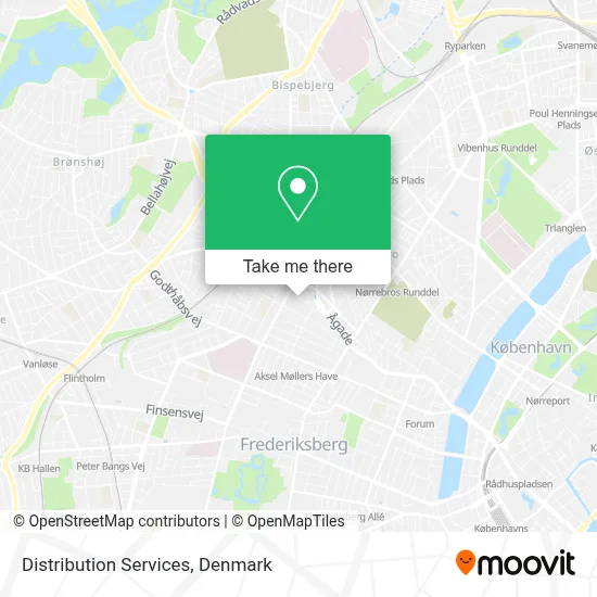 Distribution Services map
