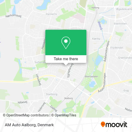 AM Auto Aalborg map