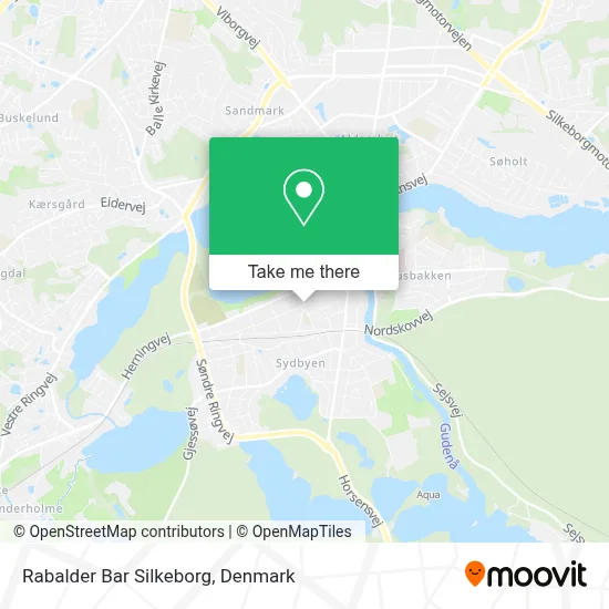 Rabalder Bar Silkeborg map