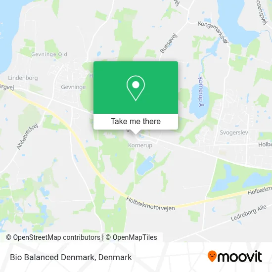 Bio Balanced Denmark map