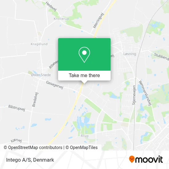Intego A/S map