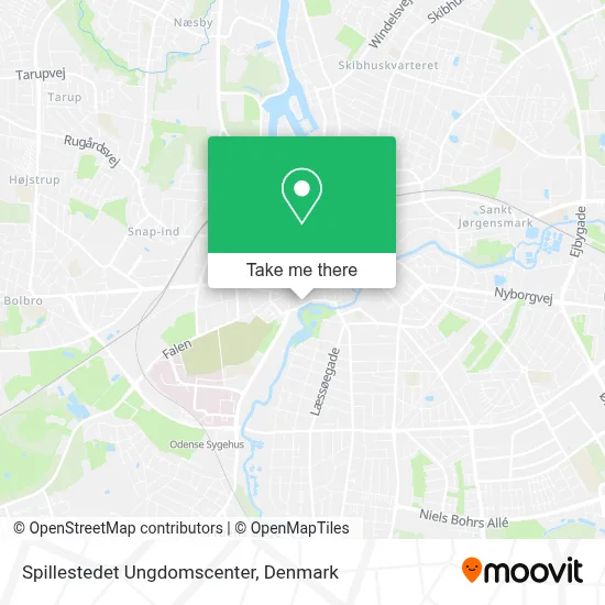 Spillestedet Ungdomscenter map