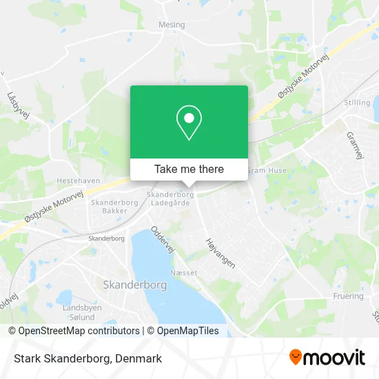 Stark Skanderborg map