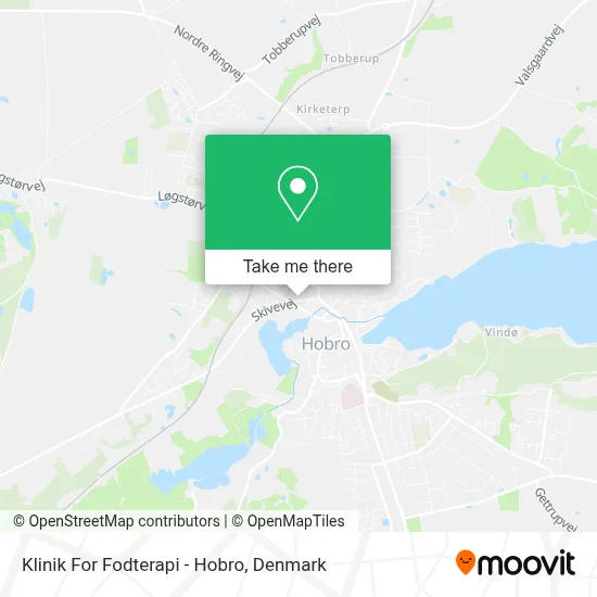 Klinik For Fodterapi - Hobro map