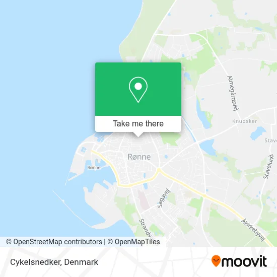 Cykelsnedker map
